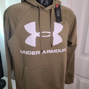 MENS NEW UA Under Armour Hoodie Camo Green Medium NWT